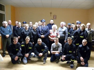 Uczestnicy zebrania sprawozdawczo-wyborczego. 